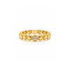 Anello Traforo Fiorentino Oro 18 kt e Diamante 0,05 ct Mis 18