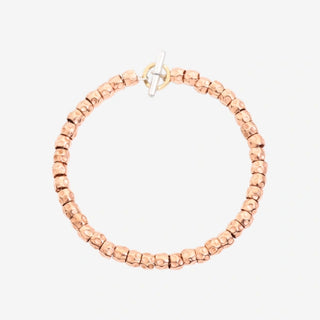 Bracciale Granelli Oro Rosa 9K