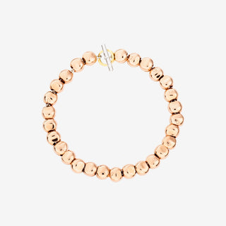 9K Rose Gold Nugget Bracelet