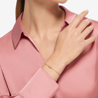 Bracciale Soft Nodo Oro Rosa 9K