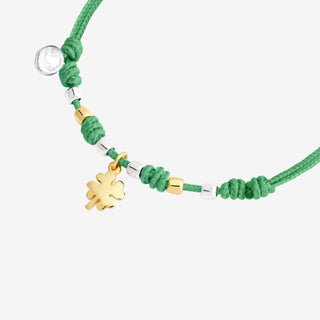 Bracciale PAD mini Quadrifoglio 18K e mini Granelli