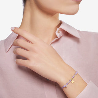 Bracciale PAD mini Stellina 18K e mini Granelli