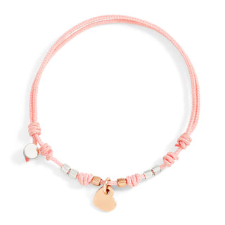 PAD Bracelet mini Heart Earring 9K and mini Granelli