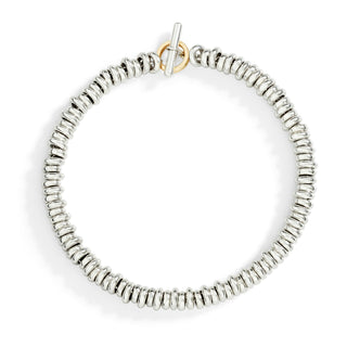 Bracciale Rondelle Argento Brise' 9 Kt