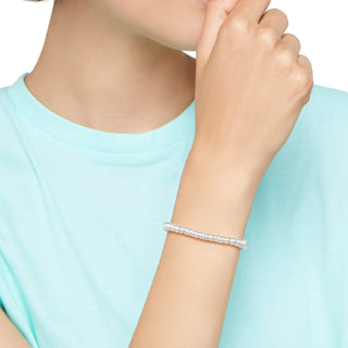 Bracciale Rondelle Argento Brise' 9 Kt