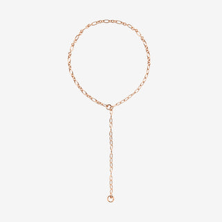 Collana Essentials Argento Dorato Oro Rosa 18K