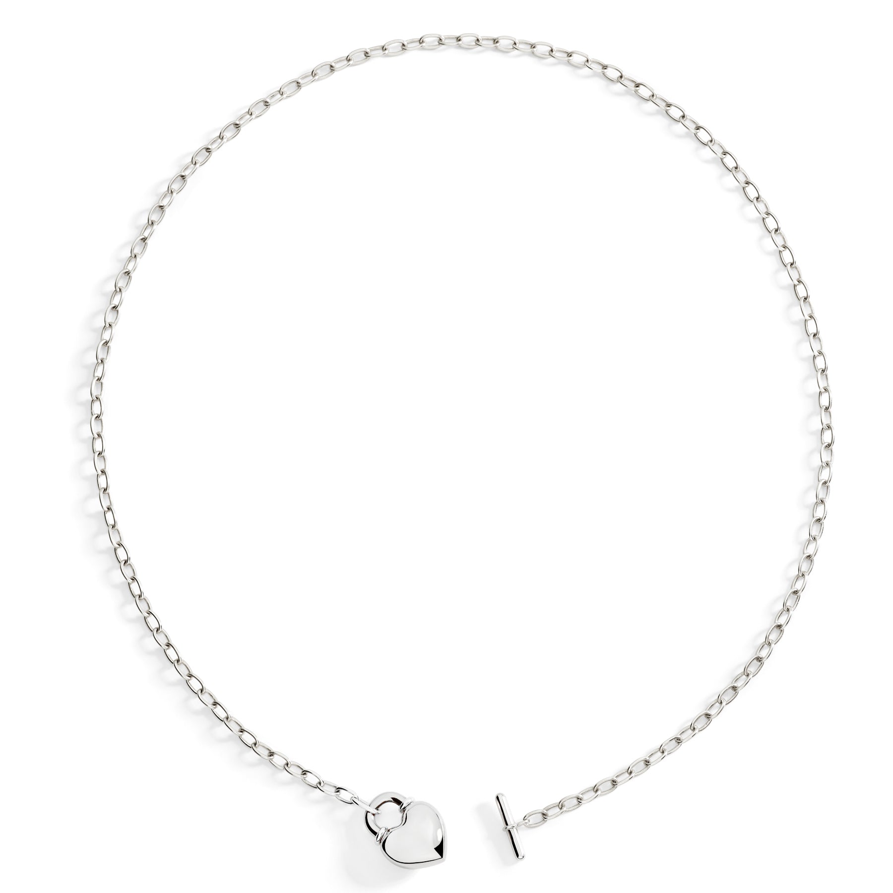 Philip Jones - Collana Con Ciondolo A Cuore In Argento Sterling 925, Elegante E Raffinata