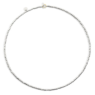 Collana Mini Granelli Argento Brisè 9K
