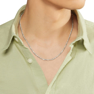 Collana Mini Granelli Argento Brisè 9K