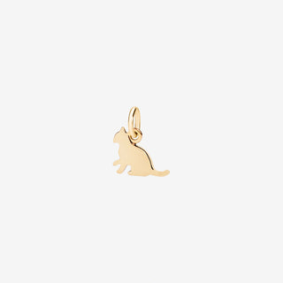 Charm Gatto Oro Giallo 18K