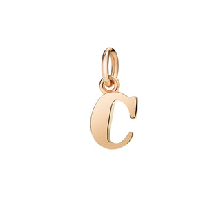 Charm C Oro Rosa 9K