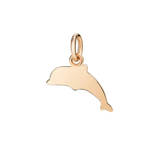 Charm Delfino Oro Rosa 9K