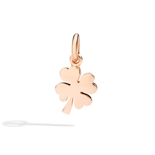 9K Rose Gold Four Leaf Clover Charm