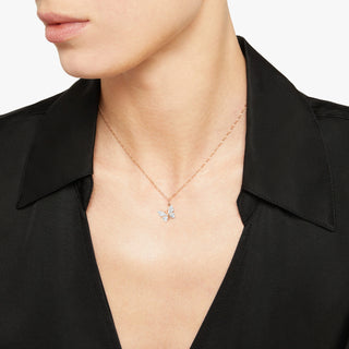 Charm Farfalla Oro Rosa 9K diamanti