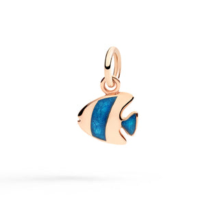 Charm Angelfish Earring 9K Pearl Enamel