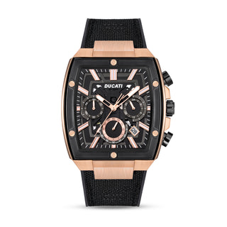 Orologio da uomo Chrono Ducati Dt005 Black Dial