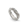 Anello Filodellavita Classic 7 Fili in Argento 925 e 16 Diamanti Bianchi