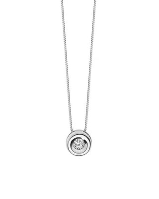 Girocollo Oro 18KT Diamanti P.Ct. 1 Col. G Purezza Si