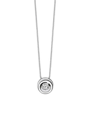 Girocollo Oro 18KT Diamanti P.Ct. 4 Col. G Purezza Si