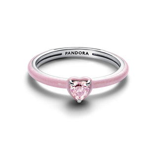 Anello Pink Chakra Heart Pandora ME