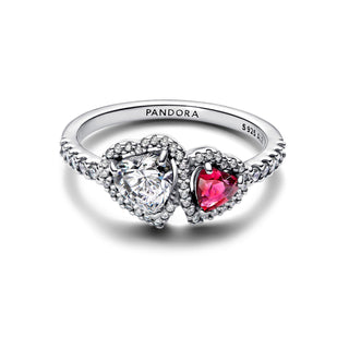 Double Hearts Ring