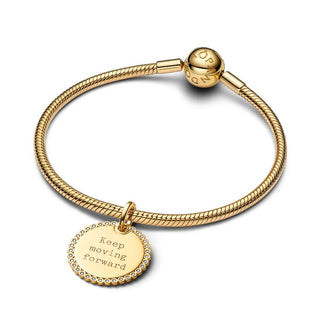 Charm Pendente Medaglia Luminosa da incidere