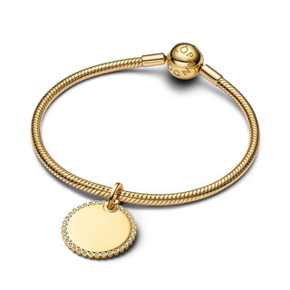 Charm Pendente Medaglia Luminosa da incidere