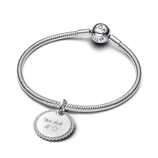 Charm Pendente Medaglia Luminosa da incidere