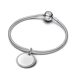 Charm Pendente Medaglia Luminosa da incidere