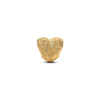 Mini Charm Cuore effetto diamantato