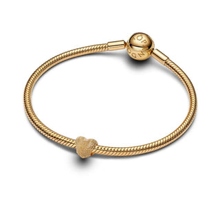 Mini Charm Cuore effetto diamantato