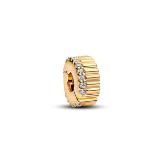 Clip Rigata con Pietre