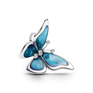 Charm Farfalla Blu Grande