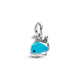 Turquoise Whale Pendant Charm