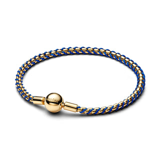 Blue Woven Braid Bracelet