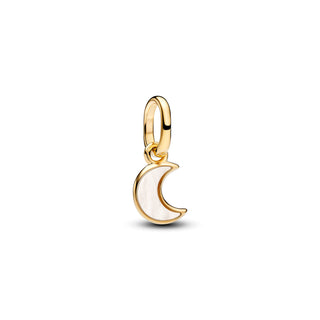 White Crescent Moon Mini Dangle Charm Pandora ME