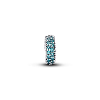 Charm Distanziatore Pietre Verde Acqua