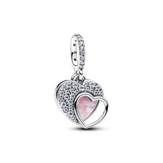 Charm Pendente Pendente Doppio Cuore Mamma Sei Bellissima