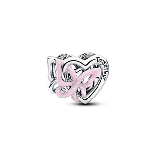Charm Openwork Cuore e Farfalla