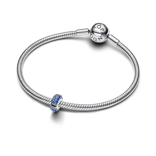 Ocean Blue Stones Charm Clip