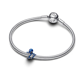 Blue Octopus Charm