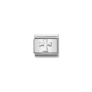 Composable Classic Silver Cross Link