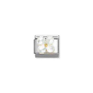 Composable Classic Link Mother-of-Pearl Flower