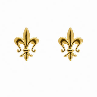 Orecchini Giglio in Oro 18Kt Medio