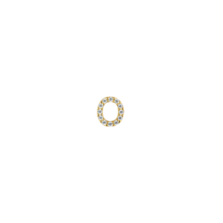 Initial or Pavé Stud Single Earring