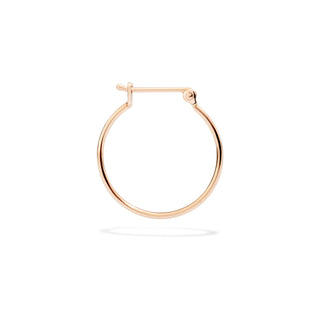 Orecchino Hoop Essentials Oro Rosa