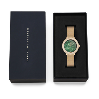Orologio Daniel Wellington Crystalline Bezel Evergold Green Donna 32 mm - DW00100824