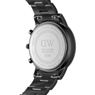 Iconic Chronograph Link black 42mm watch