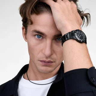 Iconic Paradigma Link B 40 Black Bezel Black Enamel Watch