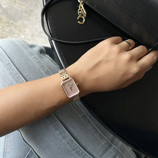 Orologio Daniel Wellington Quadro  5-Link Melrose Donna 20x26 mm - DW00100621